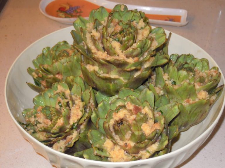 Carciofi di Paestum al pane saporito