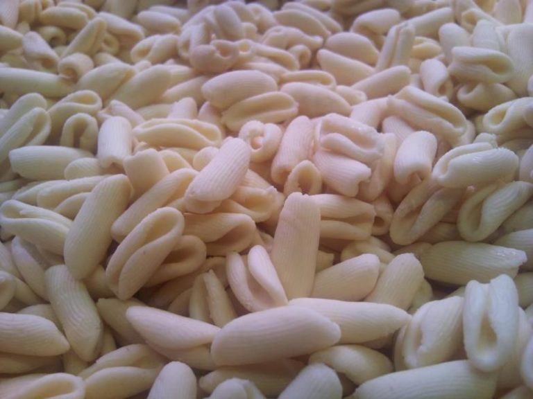 Cavatelli di semola ai sapori cilentani.