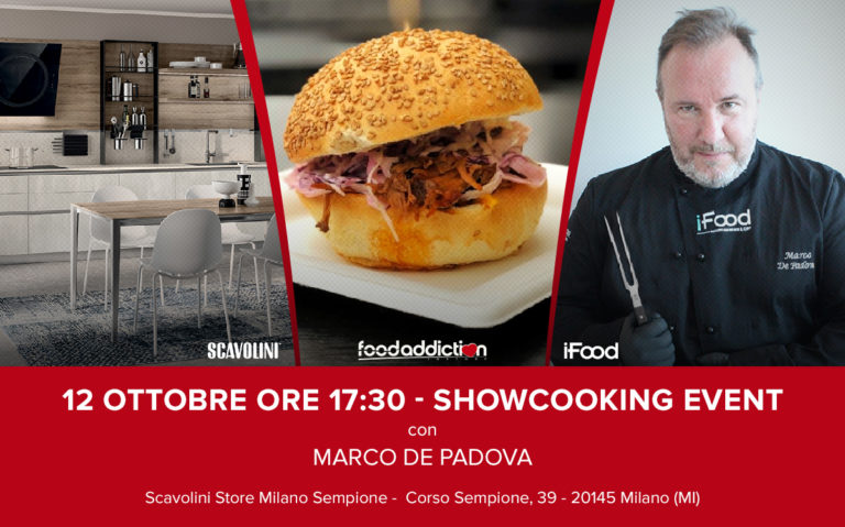 I profumi del mare #TagliaSmall arrivano a Milano Scavolini Sempione con il foodblogger Marco De Padova sabato 12.