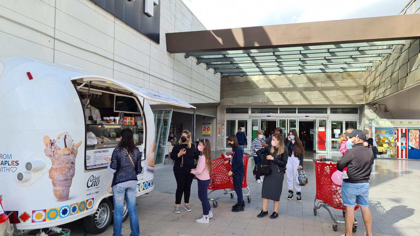 Chalet Ciro porta un food truck al Centro Commerciale Quarto Nuovo