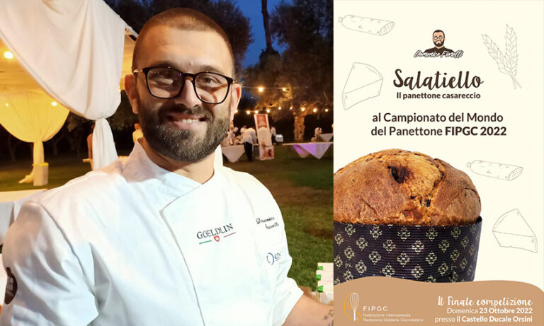 Il Panettone al Provolone del Monaco Dop di Fioretti finalista al mondiale della Fipgc.