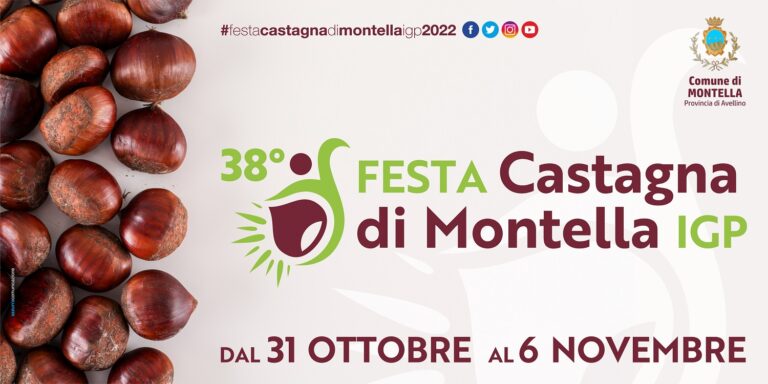 Festa della Castagna di Montella IGP, presentazione venerdì 21 al Circolo della Stampa.