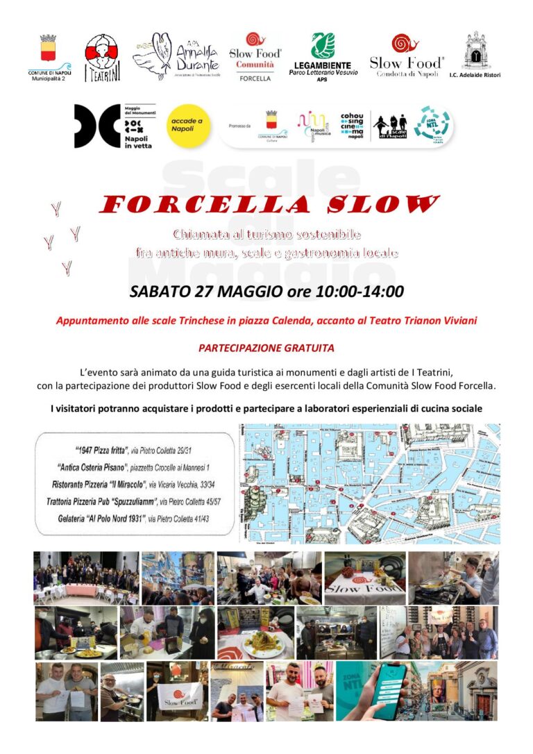 Forcella slow, sabato 27 alle scale Trinchese.