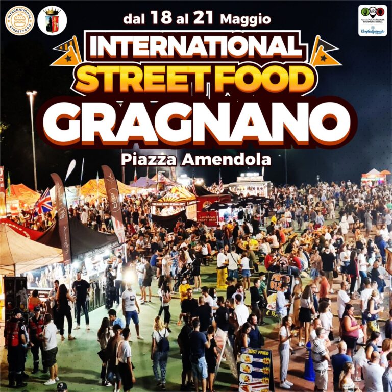 International Street Food Festival, tappa a Gragnano da giovedì 18 a domenica 21.