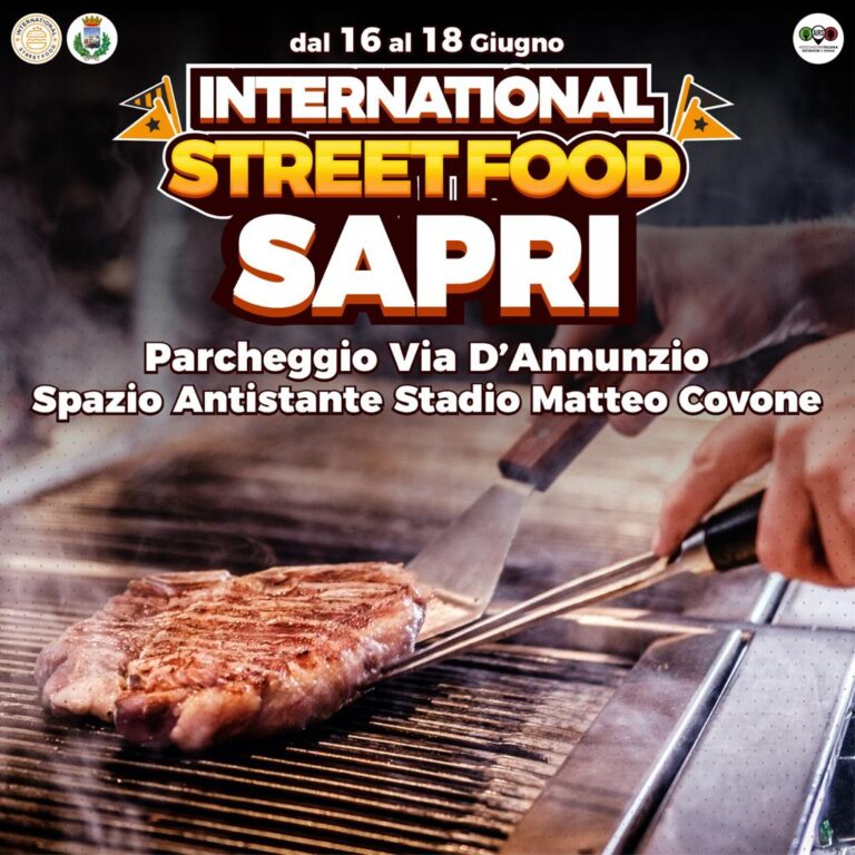 International Street Food, tappa a Sapri questo weekend.