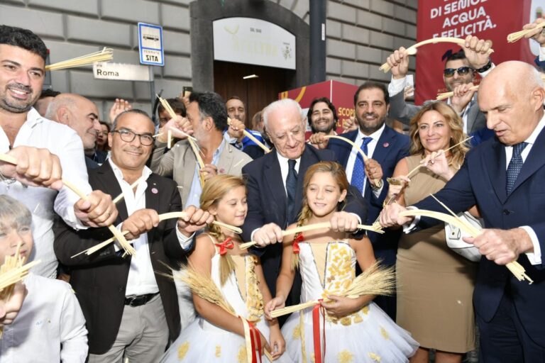 Inaugurata la 21° edizione di  “Gragnano Città della Pasta”