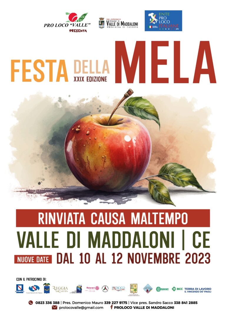 Festa della Melannurca rinviata a novembre