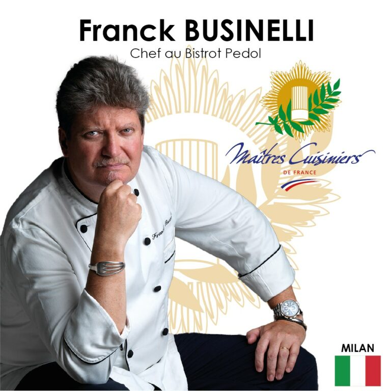 Bistrot Pedol, lo chef Franck Businelli diventa Maître Cuisinier de France