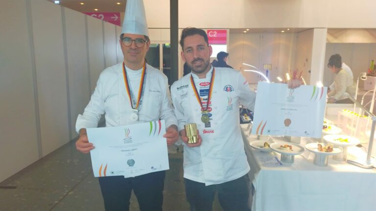 Campania sul podio alle Olimpiadi Culinarie IKA di Stoccarda: conquistano argento e bronzo