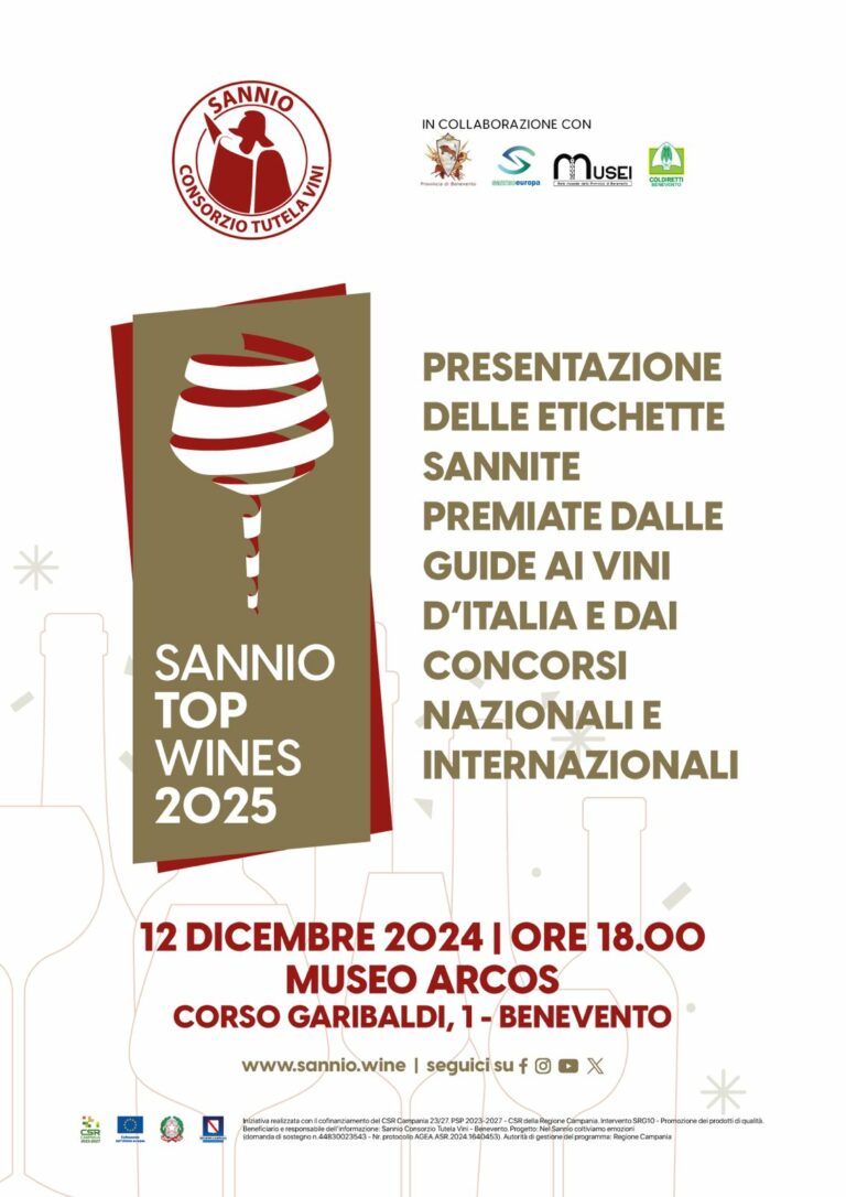 Sannio Top Wines giovedì 12