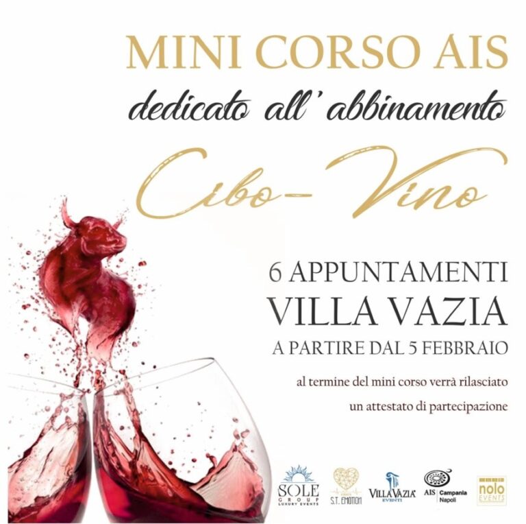 Sommelier, corso a Villa Vazia