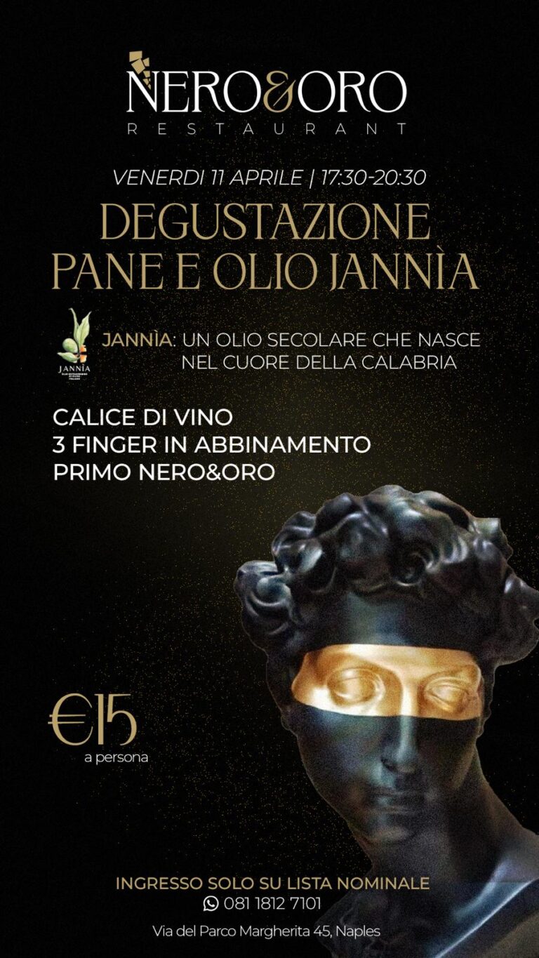 Olio Jannìa si presenta a Napoli con un aperitivo gourmet